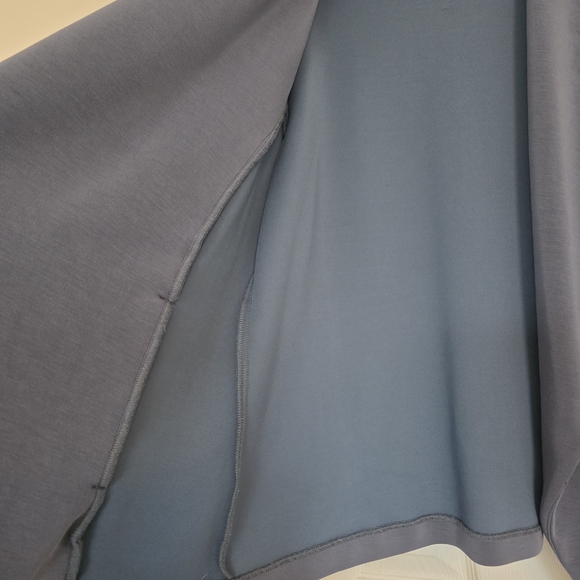 Women's Gray Open Front Jacket - Picture 5 of 9